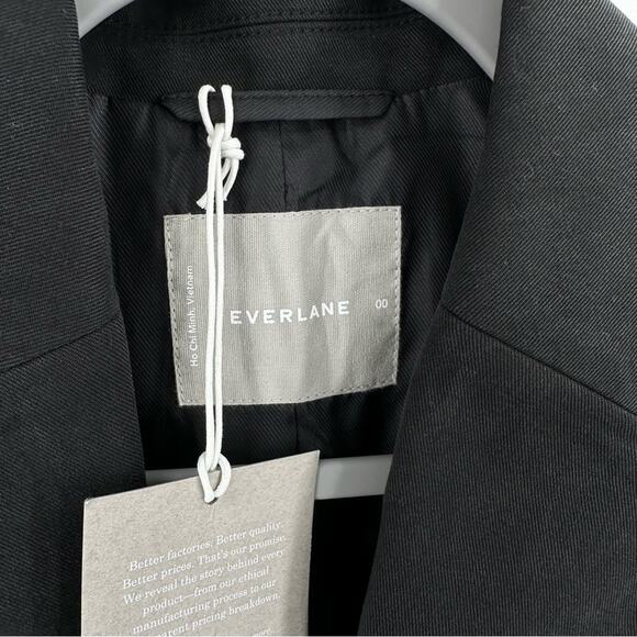 Everlane the 80s Blazer in black Size 00 - Picture 5 of 12